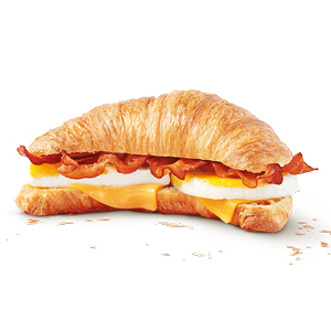 Breakfast Croissant with Bacon