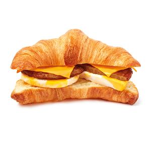 Breakfast Croissant with Sausage