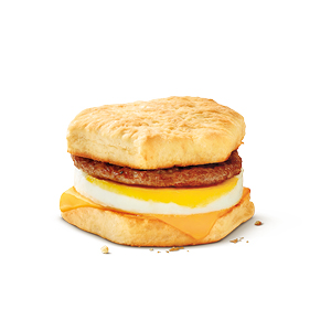 Breakfast Biscuit with Sausage