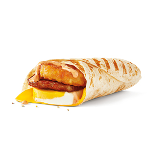 Farmer's Breakfast Wrap with Sausage