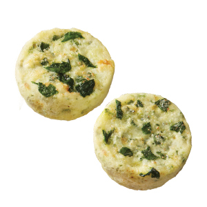 Spinach & Egg White Omelette Bites